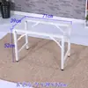 Instalação de suporte de perna de mesa de metal preto de fábrica mesa de churrasco dobrável sem instalação mesa de mahjong