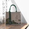 Bolsa de Lona de Alta Gama, Bolso de Mano con Logo Imprimible, Bolsa de Lino, Bolsa Ecológica, Bolsa de Lona, Bolsa de Algodón, Personalización de Bolsa de Lona