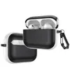 Adequado para Capa de Fone de Ouvido AirPods Pro3/4 TPU+PC de Duas Cores Cor Contrastante Anti-Queda Capa Protetora para Fone de Ouvido Bluetooth Apple