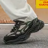 Nueva colección de primavera y otoño: zapatillas casuales de caña baja, de moda, con suelas gruesas, diseñadas para hombres y estudiantes, con un estilo retro y moderno, adecuadas para correr y como zapatillas de papá