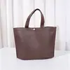 Com fundo, sem laterais, fecho de pressão em ângulo reto, bolsa de mão, sacola de compras para roupas, personalizada, pequeno lote, estampa de logotipo, bolsa de não tecido ecológica