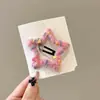 Pasador de Lana con Estrella para el Cabello Tocados para Mujer 2024 Nuevo Pinza Lateral de Felpa Flequillo Clip Lindo para Niños Pelo Suelto