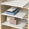 Estante Divisor para Armario, Estante de Almacenamiento para Gabinete, Divisor de Armario, Divisor Extensible, Zapatero, Solución de Almacenamiento para Dormitorio