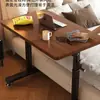 Escritorio de computadora móvil para dormitorio, mesa de noche ajustable, escritorio simple para oficina en casa, mesa larga, banco de trabajo, escritorio para estudiante