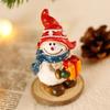 Decoração de mesa criativa boneco de neve Papai Noel pequenos enfeites mini layout de cena de Natal adereços para fotos