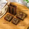 Cajas de Joyería Estilo Chino al por Mayor, Cajas de Almacenamiento para Collares, Pendientes y Anillos, Cajas con Cajón Texturizado Creativo con Ventana, Cajas de Empaque para Joyería