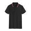 Playeras Polo con Tejido de Puntos, Secado Rápido, Ropa de Trabajo Personalizada con Impresión de Logo, Color Sólido, Manga Corta, Camisas Publicitarias Hechas a Medida, Ropa Corporativa