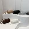 Bolsa de Braço Francesa Design de Nicho Bolsa de Pérolas Outono 2025 Nova Tendência Padrão de Crocodilo Bolsa Feminina de Mão ou Ombro