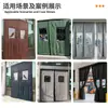 Cortina de Puerta de Algodón Personalizada, Engrosada para Invierno, Aislante de Sonido y Cálida, Cortina Colgante sin Taladro, A Prueba de Frío, Impermeable, Cortina de Algodón a Prueba de Viento