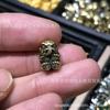 Estilo Xizang peça literária latão deus elefante contas de Buda pulseira acessórios nariz de elefante de latão Deus da Riqueza diy Diamante Estrela Lua Bodhi acessórios