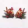 Diadema de Navidad para niños, par de pinzas para el pelo, pinza de asta, diadema de flor linda para niños, diadema de Navidad DIY