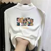 Roupa térmica infantil com forro de fleece, estilo outono e inverno, camiseta casual da moda de manga comprida com gola alta, perfeita para usar em camadas
