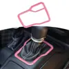 Adequado para modelos Jeep Wrangler 18-24, moldura do câmbio ABS modificada e acessórios da moldura do console central