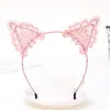 Diadema de Encaje con Orejas de Gato Moda Diadema de Encaje Presage Accesorios para el Cabello Femeninos Adultos