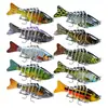 Cebo Luya de 10 cm multi-sección pez plástico cebo duro 15.5g siete secciones Luya cebo de imitación segmento tiro largo cebo falso cebo de pesca
