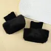 Botas de Leggings Cálidas Peludas Cortas con Pestaña Abatible para Mujer Otoño e Invierno Calcetines de Punto de Color Puro Calcetines Cortos de Otoño e Invierno