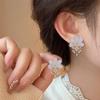 Pendientes Estilo Retro Hong Kong Otoño e Invierno Celebridad de Internet Pendientes de Lujo Ligero Gama Alta Oro Perla Pendientes Versátiles para Mujer