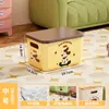 Cesta de Armazenamento Multifuncional para Sala de Estar, Uso Doméstico, Lanches e Brinquedos Infantis, Caixa Organizadora de Plástico Criativa para Mesa