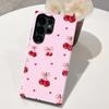 Funda de Teléfono Rosa Femenina Adecuada para Samsung S26 Funda de Película Dos en Uno S23/S24 Funda Protectora de Cobertura Total Resistente al Desgaste