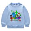 Suéter de cuello redondo de manga larga para niños y niñas, ropa de estilo coreano con dibujos animados de primavera y otoño de 2023, de algodón, para bebés, pequeños y medianos.