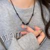 Nuevo collar con colgante de león de estilo nacional chino, accesorios de estilo étnico retro de nicho de lujo ligero para mujer, cadena para suéter de alta gama