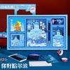 Heilongjiang Harbin Ímã de Geladeira Urbano de Lembranças Turísticas Estereoscópicas Magnéticas Magnéticas de Madeira Heilongjiang Harbin
