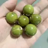 14mm Contas de Cerâmica Esmaltada Flor DIY Acessórios para Joias Contas Soltas com Furo Grande Material Tecido à Mão Contas de Cerâmica Lote Solto