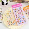 Lindas Pegatinas de Burbujas de Frutas Pegatinas de Cristal 3D Materiales de Animales de Dibujos Animados para Diarios, Botellas de Agua, Fundas de Teléfono Pegatinas de Decoración DIY