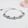 Pulsera de Jade Natural Grado A Guan Yu Cuentas de Jade Agua Azul para Mujer Kuaishou Douyin Transmisión en Vivo Dropshipping S4122004