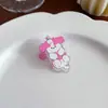 Bolsa Plana de Acrílico con Dibujo de Verdura Colgante Lindo Clip de PP Regalo Decoración de Mochila Colgante para Coche Artículo Predeterminado