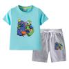 Traje de Verano Rainbow Friends para Niños y Niñas 2023 Nuevo Conjunto de Dos Piezas Delgado de Algodón con Mangas Cortas