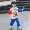 Conjunto de Ropa para Niños Ultraman Primavera 2026 Nuevo Estilo Travieso y Genial Otoño/Invierno Moda Sudadera con Forro Polar de Moda