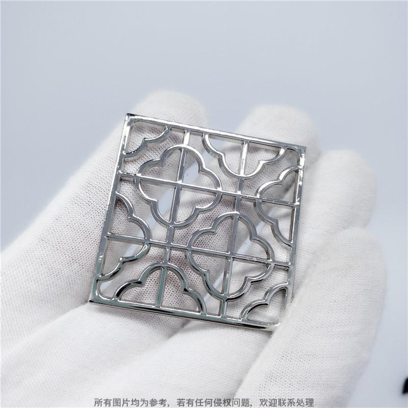 竹盒礼盒贴牌 高档定制选品 通用金属窗花铭牌 软包装饰配件