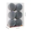 Shengyuan Nova Árvore de Natal Veludo Bola de Natal Enfeites Conjunto de Decoração de Natal Enfeites Decorativos de Natal