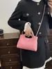 Bolso de Cadena Acolchado Estilo Chanel de Cuero Genuino para Mujer, Bolso de Mano Exquisito de Moda y Súper Popular de Este Año, Bolso Cruzado Mini para Mujer