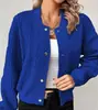 2026 novo cruzamento de fronteira Amazon Europeu e Americano outono casual jacquard gola alta de botão único jaqueta baseball para mulheres