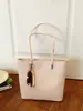 Bolso de Mano Tejido de Alta Gama Transfronterizo para el Trabajo, Elegante Bolso Tote para Mujer, Nuevo Modelo 2025, Bolso de Hombro de Gran Capacidad
