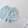 Shorts de Color Sólido Niñas 2026 Primavera/Verano Nuevo Estilo Pantalones Niñas Cintura Alta Moda Cintura Elástica Shorts para Niños