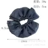 Scrunchie Dupla Camada Suave Estilo Francês Versátil Elástico de Cabelo de Cetim de Alta Qualidade Acessório Doce para Rabo de Cavalo com Bolinhas
