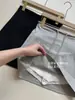 Falda de Maternidad, Falda Corta Estilo Primavera y Otoño, Falda Gris de Moda que se Ajusta a la Cadera para Mujeres Bajitas durante el Embarazo, Ropa de Maternidad de Talla Grande para Verano
