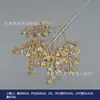 Fruta vermelha Fruto de azevinho Romã Caqui Folha de leque dourado folha de ginkgo atacado Balde da sorte de Ano Novo arranjo de flores eucalipto simulação