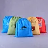 Bolsas de Regalo de PEVA Personalizadas con Cordón, Bolsas de Empaque para Estudiantes, Bolsas Creativas de Almacenamiento con Cordón, Lindo Fabricante Estilo Ins