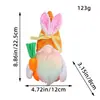 Li Chen 2026 Nueva Decoración Transfronteriza de Pascua Regalo Pequeño Muñeco sin Rostro Conejito de Pascua Fabricante