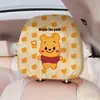 Cuatro Estaciones Universal Almohada Cervical para Reposacabezas de Coche Dibujo Animado Oso Marrón Funda para Reposacabezas de Asiento de Coche Lindos Accesorios para Coche