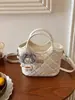 Bolso bandolera nuevo y moderno para ir al trabajo, bolso de mano, bolso de moda, bolso tipo cubo de primavera, bolso sencillo para mujer, diseño exclusivo acolchado