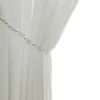 Tela de Espelho Texturizada Gaze de Janela Isolamento Térmico Proteção Solar Transmissora de Luz Não Transparente Sala de Estar Cortinas de Gaze Branca Espessadas Varanda Quarto
