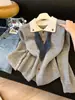 Super estiloso~ Cardigan suéter de laço doce estilo coreano para mulheres, design novo, top com visual jovem e jovial