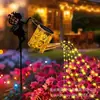 Luz Solar Externa Nova Oca para Decoração de Halloween Ação de Graças Natal Iluminação Lâmpada de Jardim