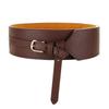 Novo estilo coreano simples moda feminina cintura selo all-match high-grade cinto largo cintura apertado vestido de moda feminina