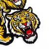 Parche Bordado de Tigre para Toalla de Alta Resistencia, Parche Bordado de Cabeza de León, Parche Bordado para Accesorios de Ropa, Fábrica de Origen